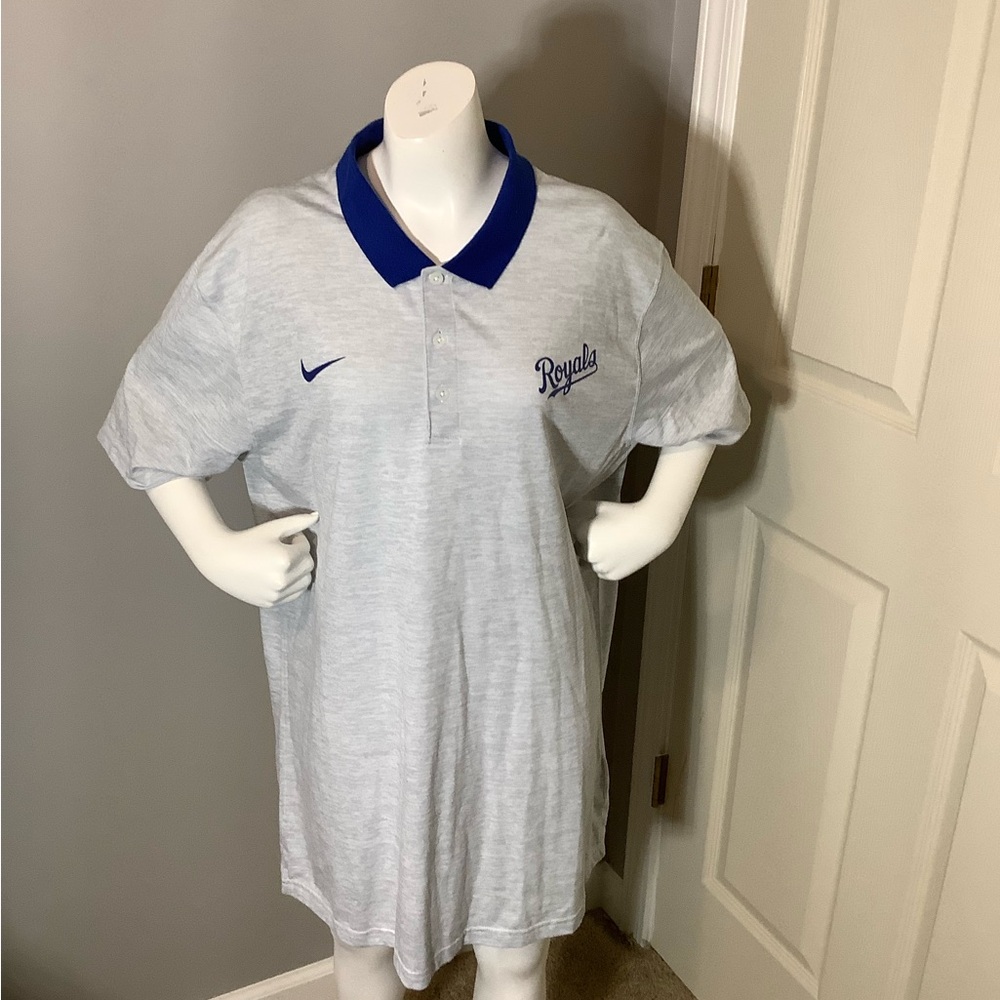 Men XL Kansas City Royals Nike Baseball Golf Polo Shirt